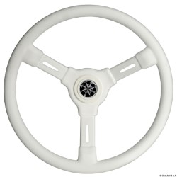 3-spoke steering wheel white 355 mm 